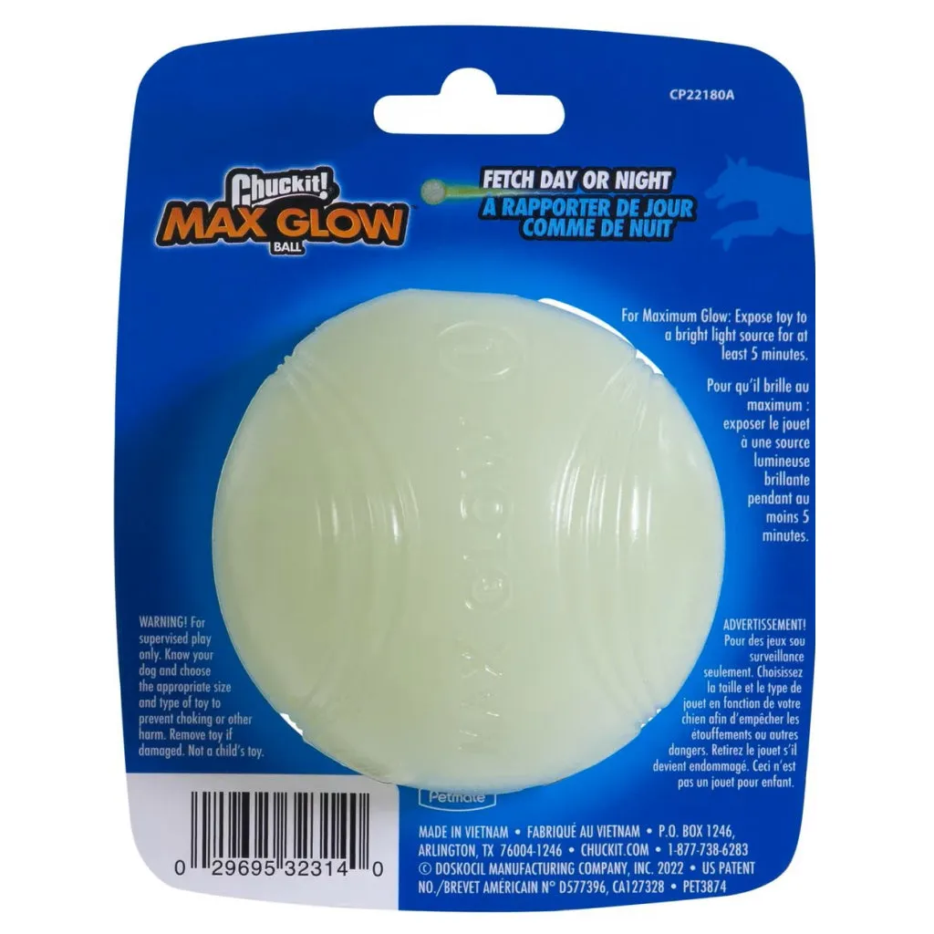 Chuckit! Max Glow Ball Toy for Dogs