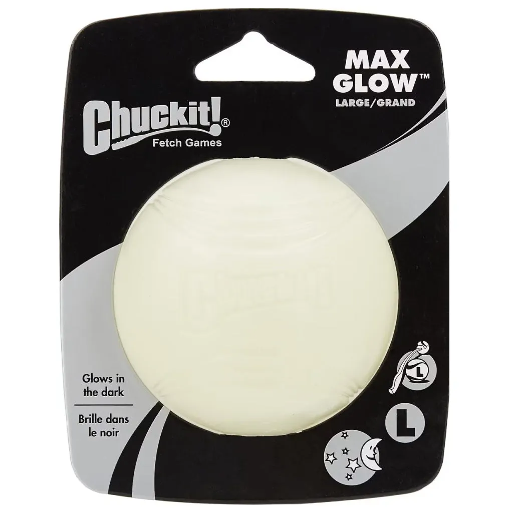 Chuckit! Max Glow Ball Toy for Dogs
