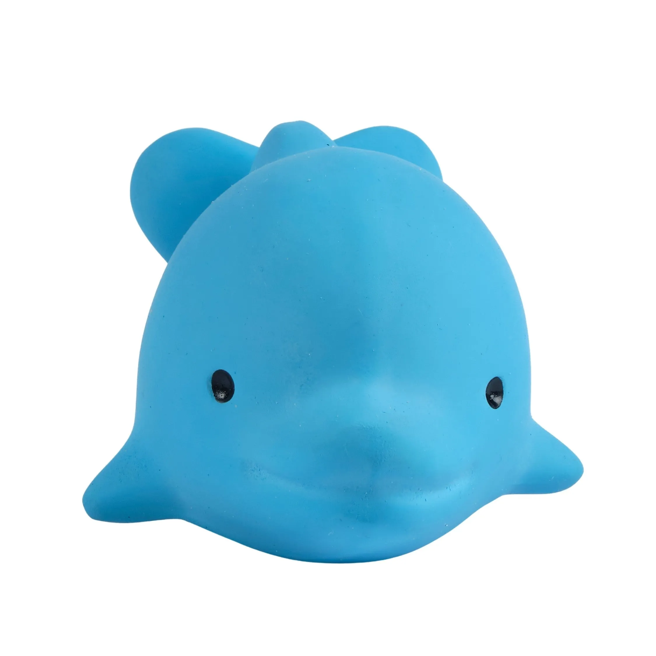 Dolphin - Natural Rubber Baby Teether Rattle & Bath Toy