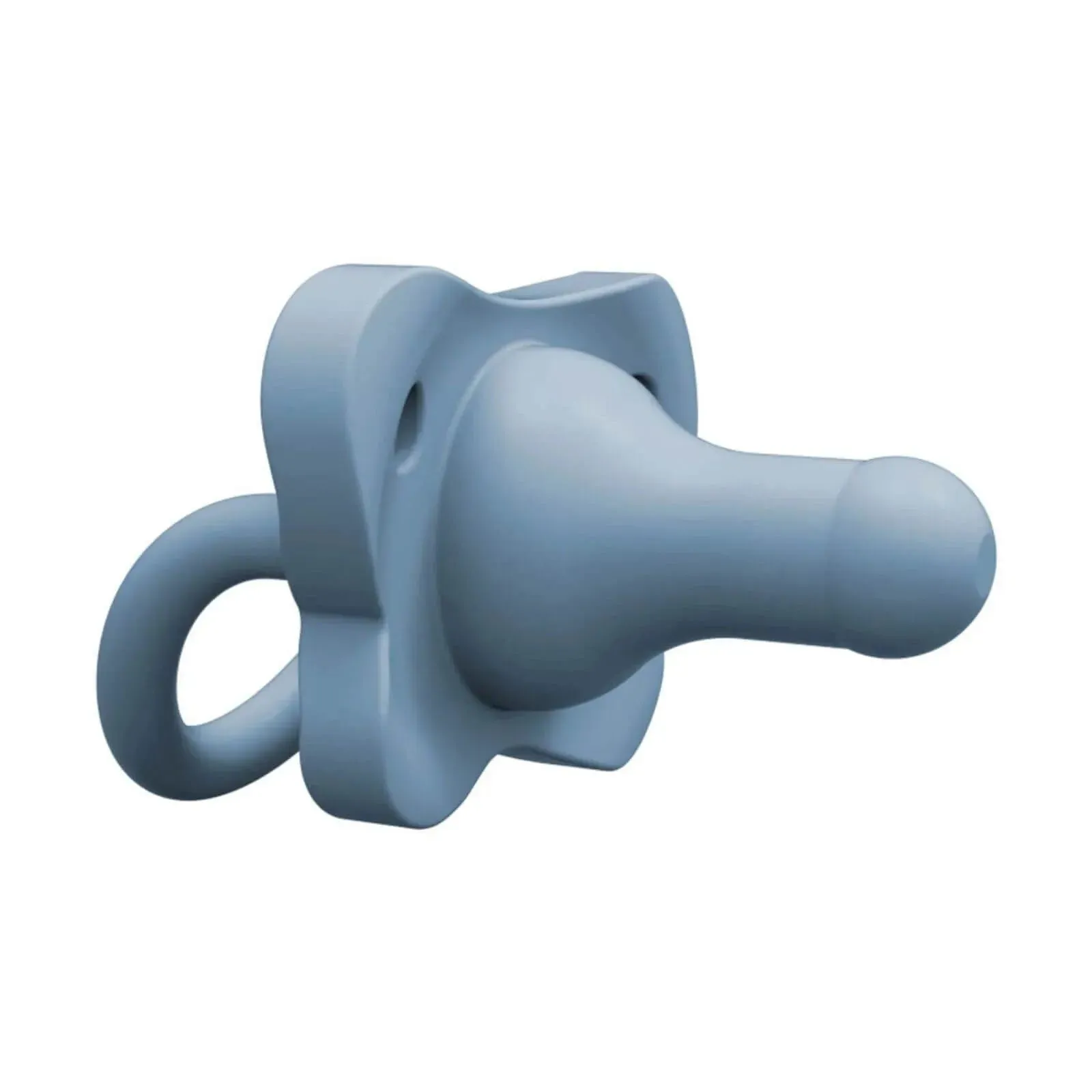 Dr. Brown's One Piece Silicone Soother 0  months 2 pcs - Blue