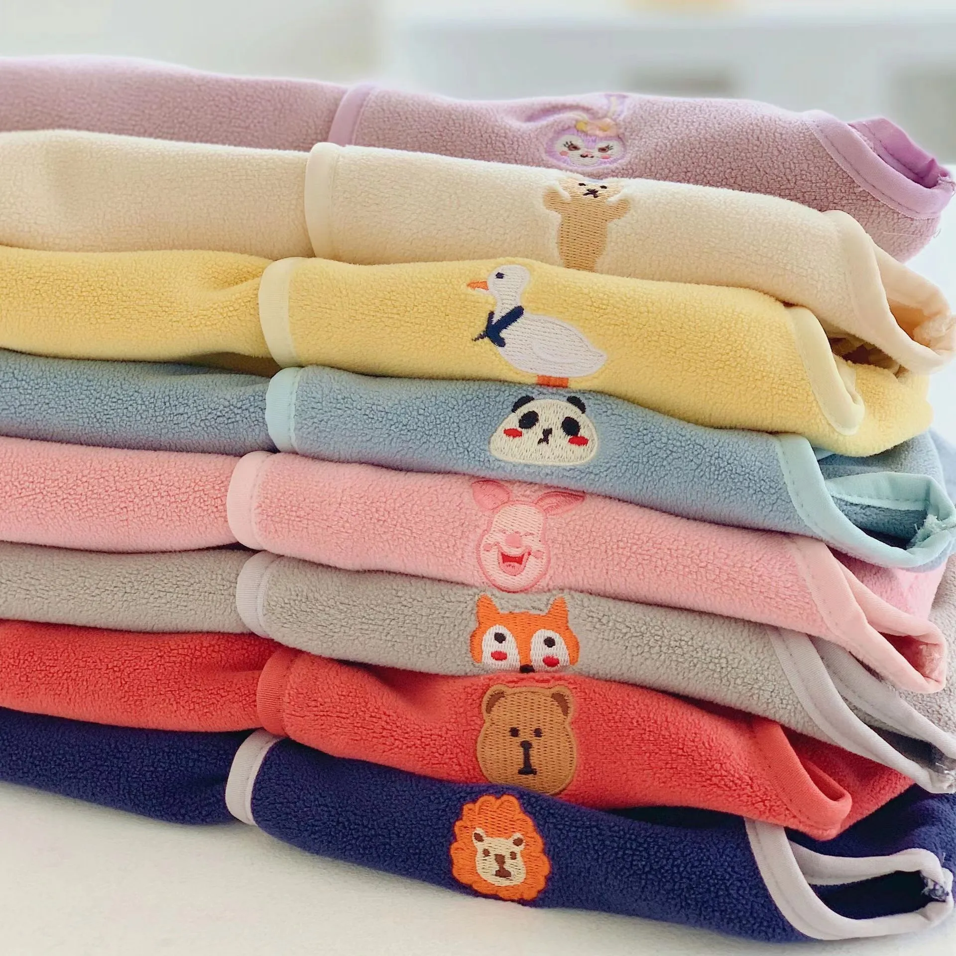 Embroidered Tiny Animals Plush Vest