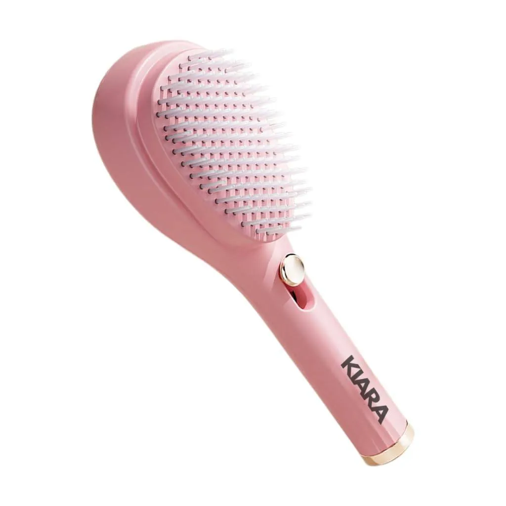 ForevaClean Pro - Self-Cleaning Hairbrush with Built-In Scalp Massager
