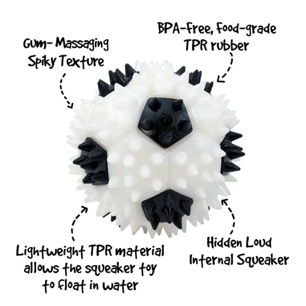 Gnawsome Squeaker Soccer Ball