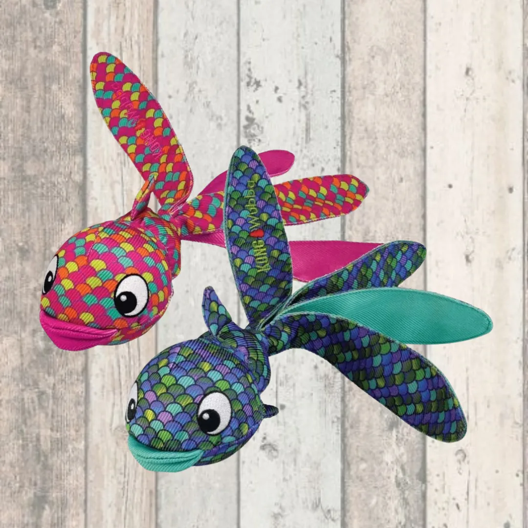 Kong Wubba Finz Fish Dog Toy