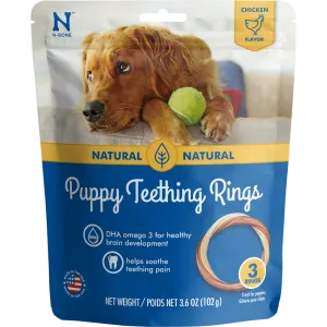 N-Bone Puppy Teething Rings Chicken