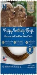 N-Bone Puppy Teething Rings Peanut Butter Flavor