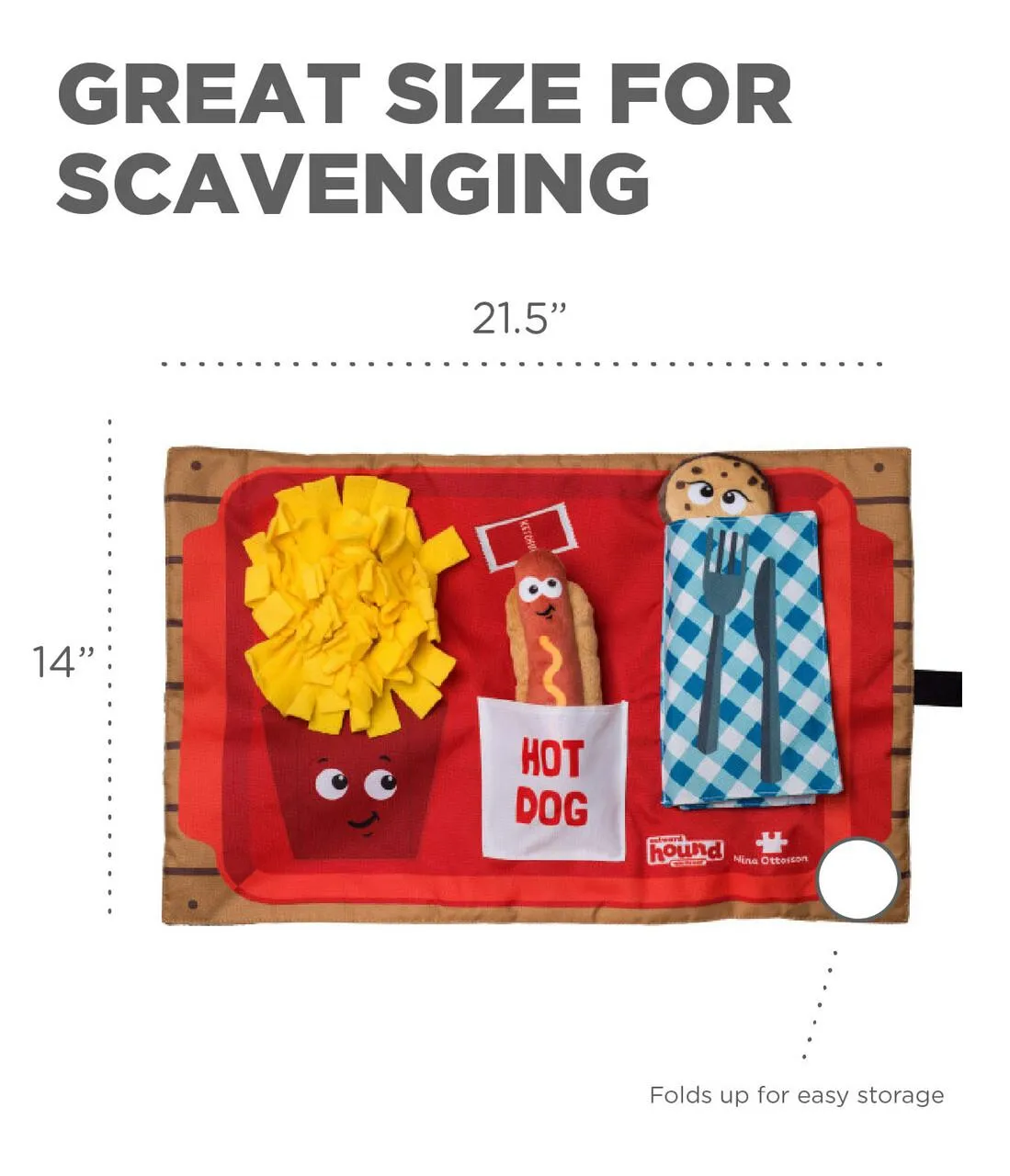 Outward Hound Activity Matz - Fast Food Fun