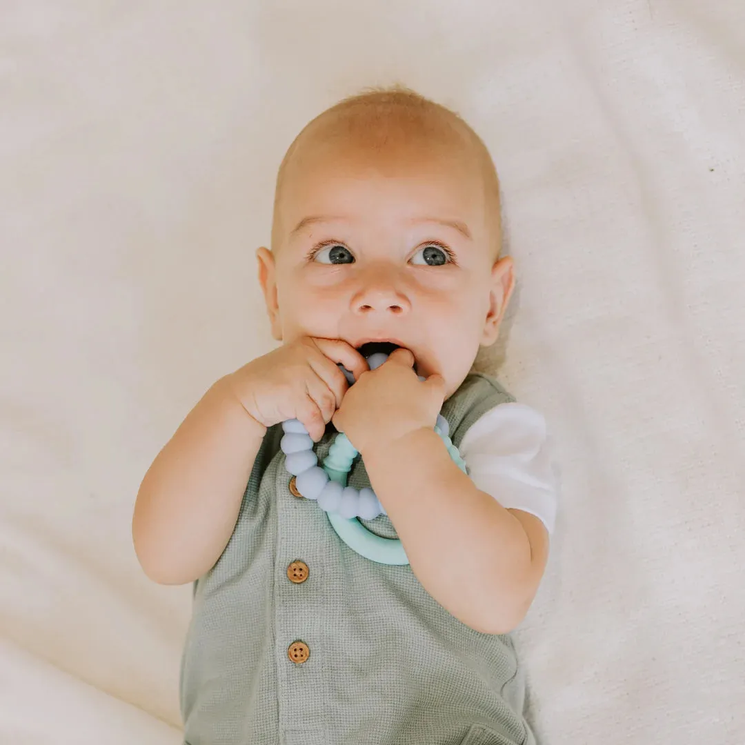 Sunshine Teether (Soft Mint/Soft Blue)