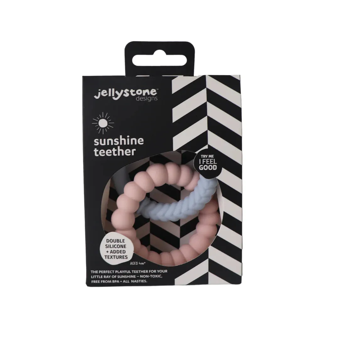 Sunshine Teether (Soft Mint/Soft Blue)